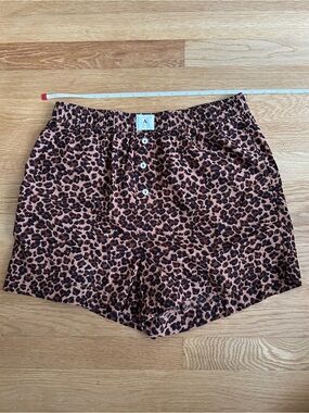 Anthropologie Leopard Wren Boxers